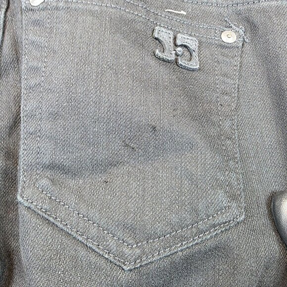 Joe's Jeans Womens 25 Black Bootcut Stretch Denim Dark Wash Keith CMKH52082 - Picture 9 of 13